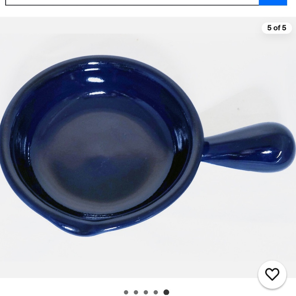 Denby England Cobalt Blue Pottery crocks: gravy bowl